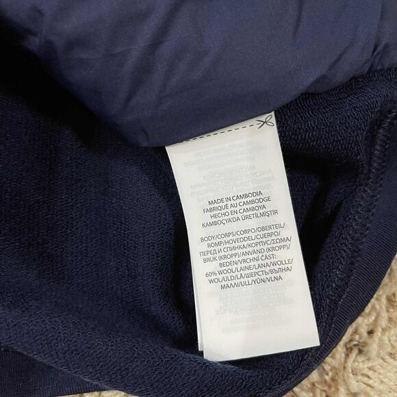 RLX Ralph Lauren Golf Men’s Cool Wool Paneled Stretch Terry Jacket Navy, Size M - Picture 13 of 14